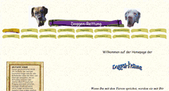 Desktop Screenshot of doggen-rettung.de