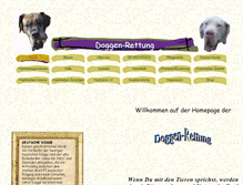 Tablet Screenshot of doggen-rettung.de